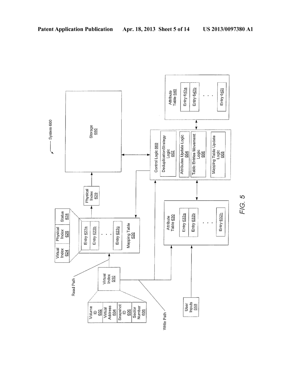 METHOD FOR MAINTAINING MULTIPLE FINGERPRINT TABLES IN A DEDUPLICATING     STORAGE SYSTEM - diagram, schematic, and image 06