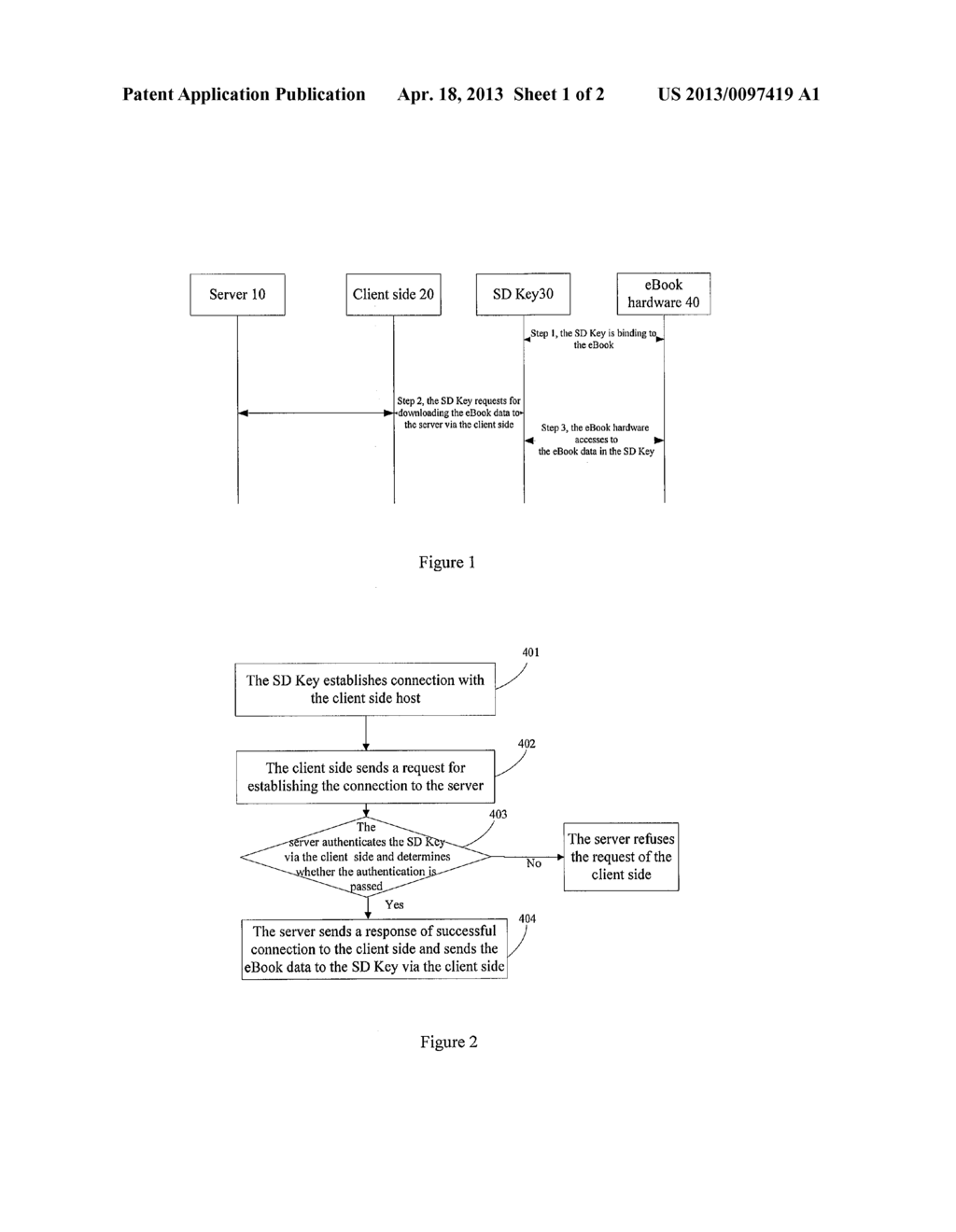 METHOD AND SYSTEM FOR ACCESSING E-BOOK DATA - diagram, schematic, and image 02