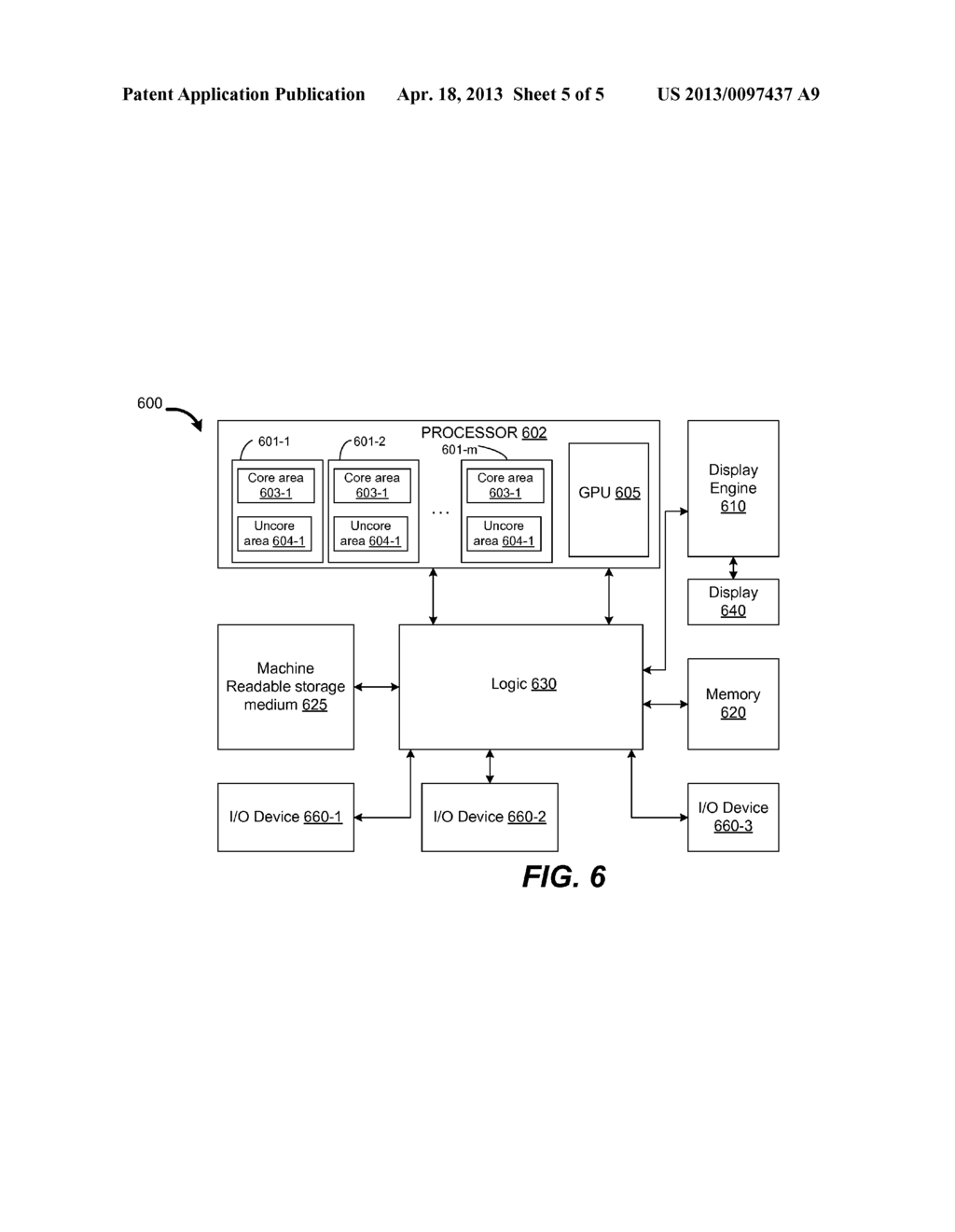 METHOD, APPARATUS, AND SYSTEM FOR ENERGY EFFICIENCY AND ENERGY     CONSERVATION INCLUDING OPTIMIZING C-STATE SELECTION UNDER VARIABLE WAKEUP     RATES - diagram, schematic, and image 06