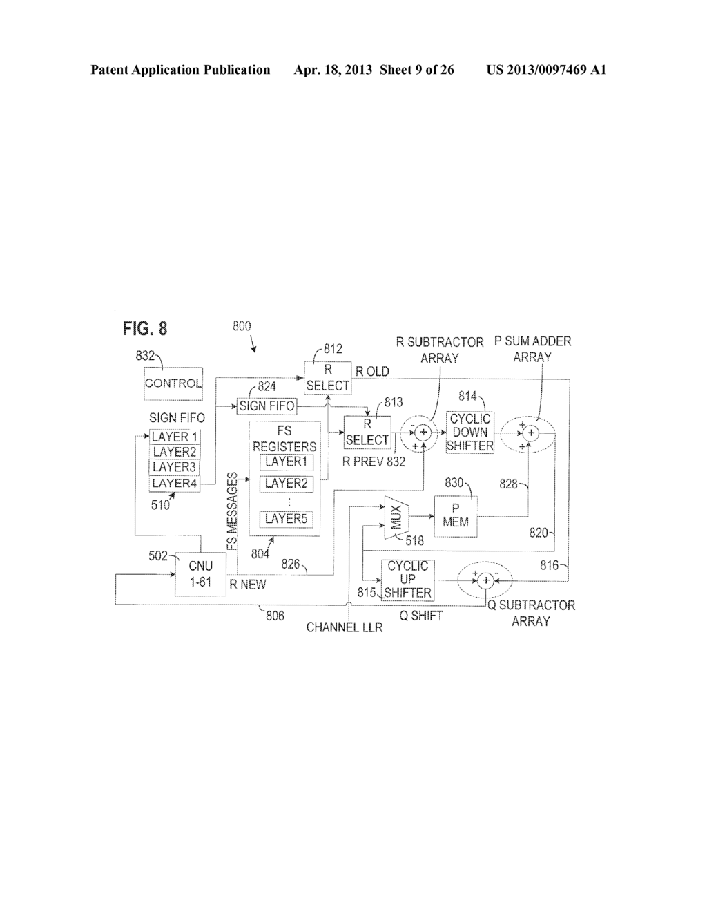 LOW DENSITY PARITY CHECK DECODER FOR REGULAR LDPC CODES - diagram, schematic, and image 10