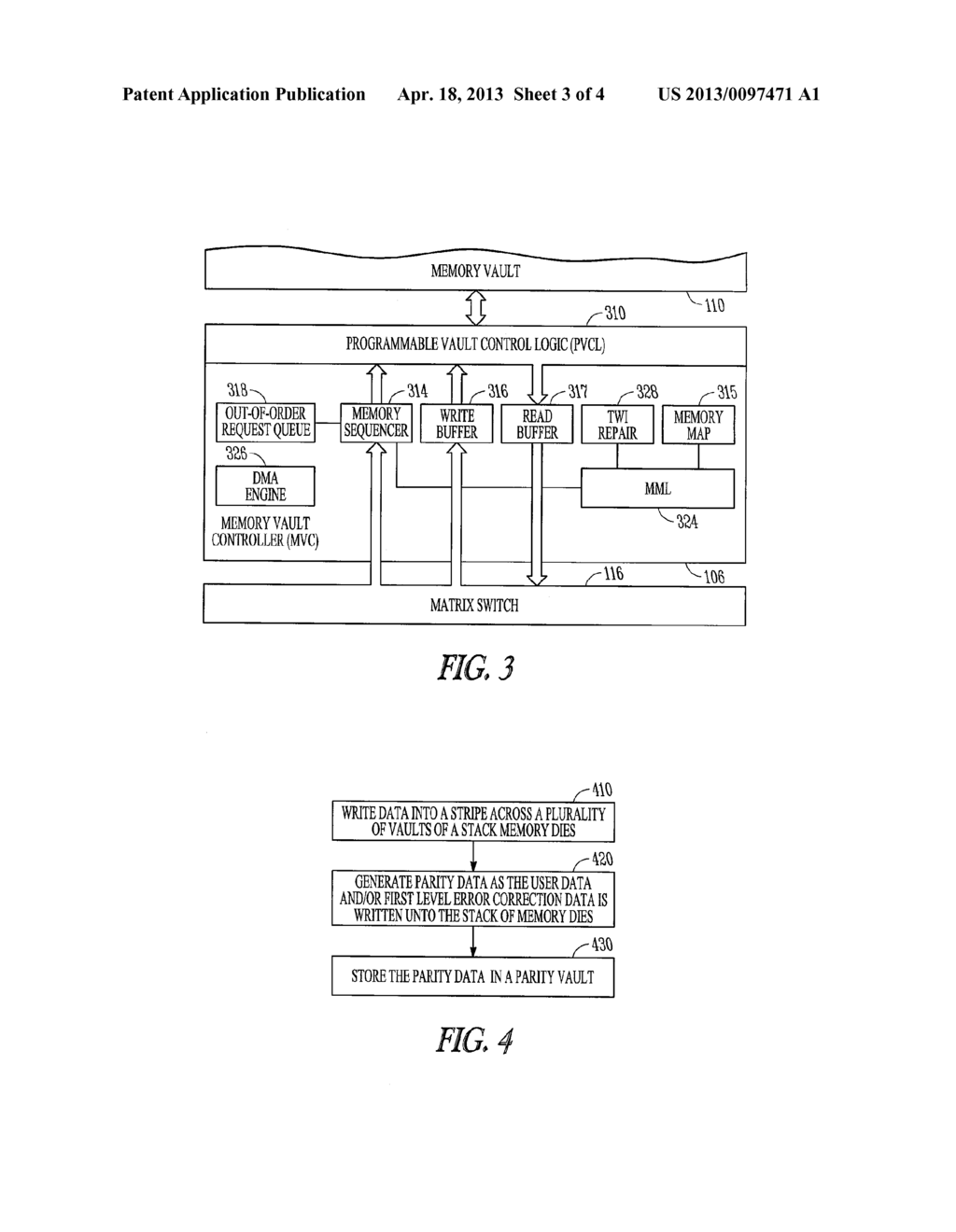 ERROR CORRECTION IN A STACKED MEMORY - diagram, schematic, and image 04