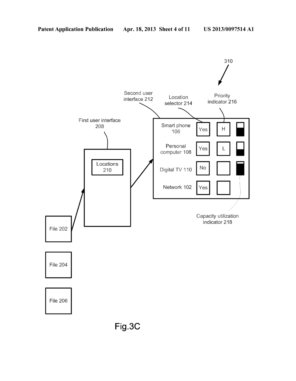 System and Method for Storing Data Files in Personal Devices and a network - diagram, schematic, and image 05