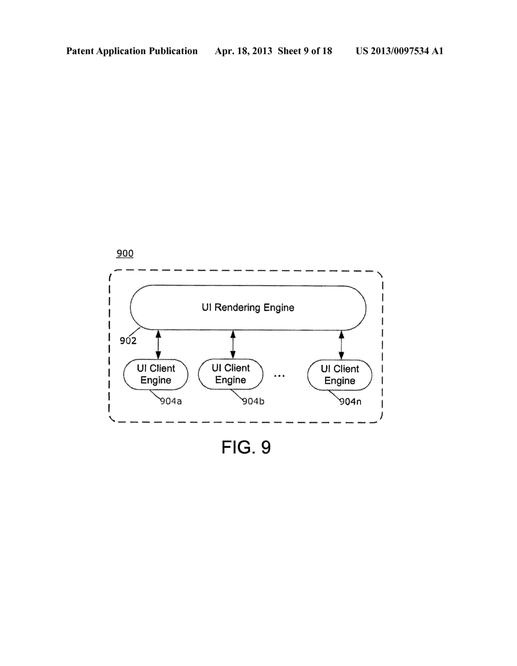 METHOD OF RENDERING A USER INTERFACE - diagram, schematic, and image 10