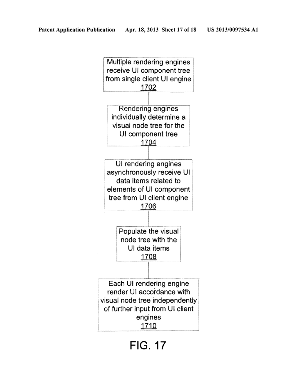 METHOD OF RENDERING A USER INTERFACE - diagram, schematic, and image 18