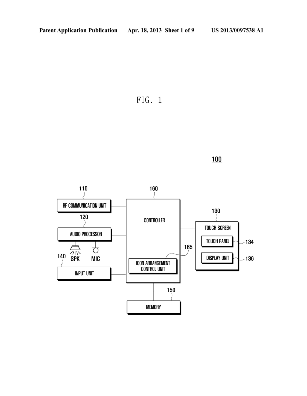 METHOD AND APPARATUS FOR DISPLAYING ICONS ON MOBILE TERMINAL - diagram, schematic, and image 02