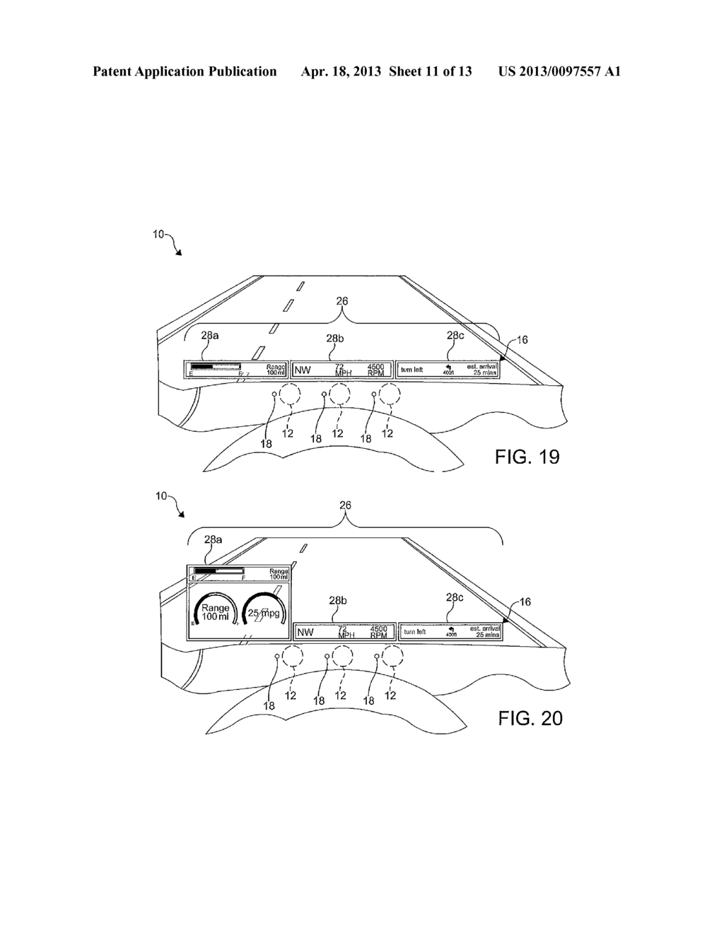 METHOD OF CONTROLLING A DISPLAY COMPONENT OF AN ADAPTIVE DISPLAY SYSTEM - diagram, schematic, and image 12