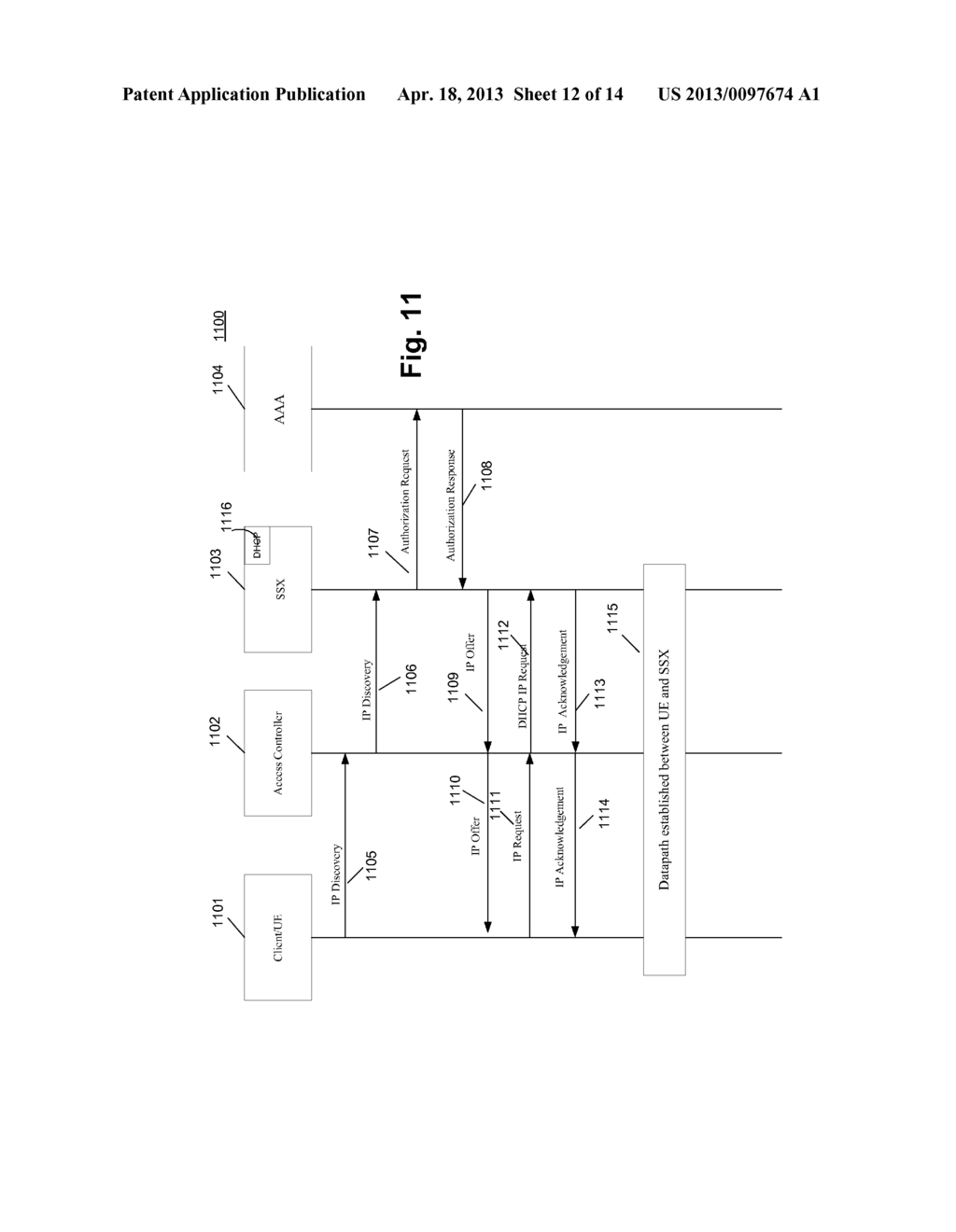 METHODS AND APPARATUSES TO PROVIDE SECURE COMMUNICATION BETWEEN AN     UNTRUSTED WIRELESS ACCESS NETWORK AND A TRUSTED CONTROLLED NETWORK - diagram, schematic, and image 13