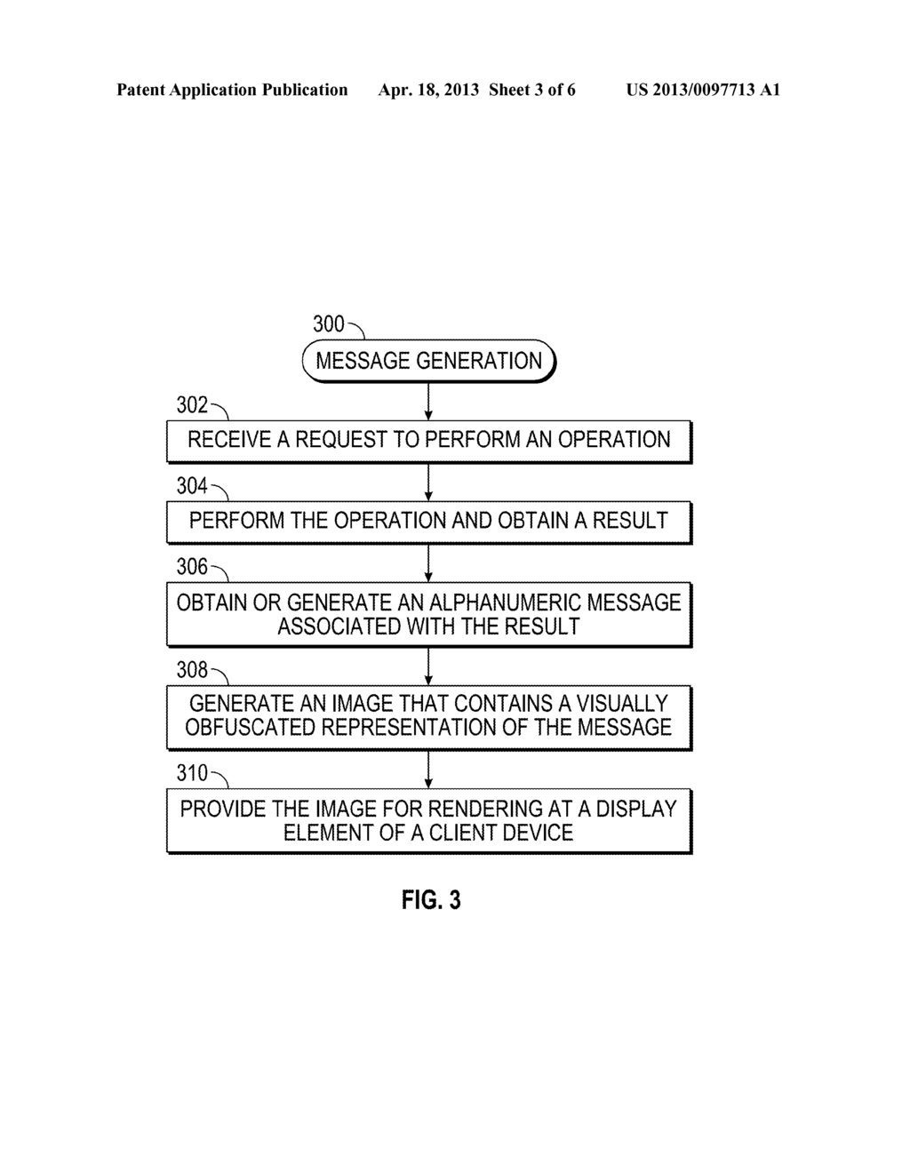 GENERATION OF A HUMAN READABLE OUTPUT MESSAGE IN A FORMAT THAT IS     UNREADABLE BY A COMPUTER-BASED DEVICE - diagram, schematic, and image 04