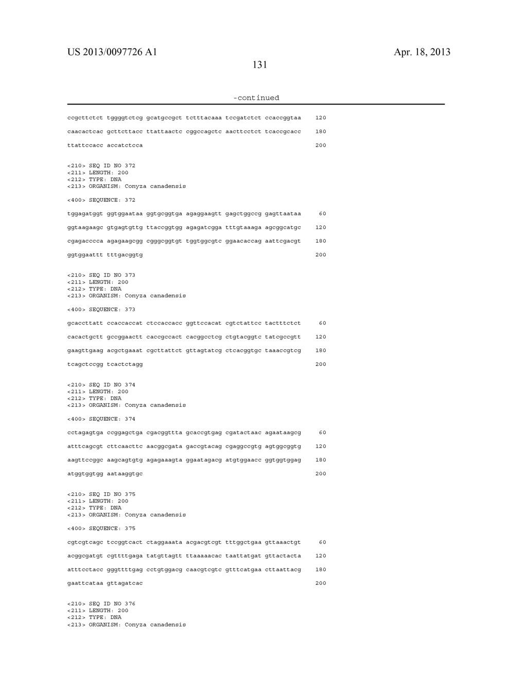 METHODS AND COMPOSITIONS FOR WEED CONTROL - diagram, schematic, and image 133