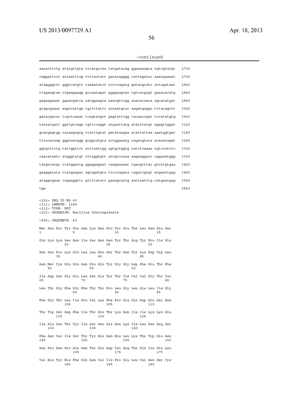 Aphicidal Toxins and Methods - diagram, schematic, and image 83