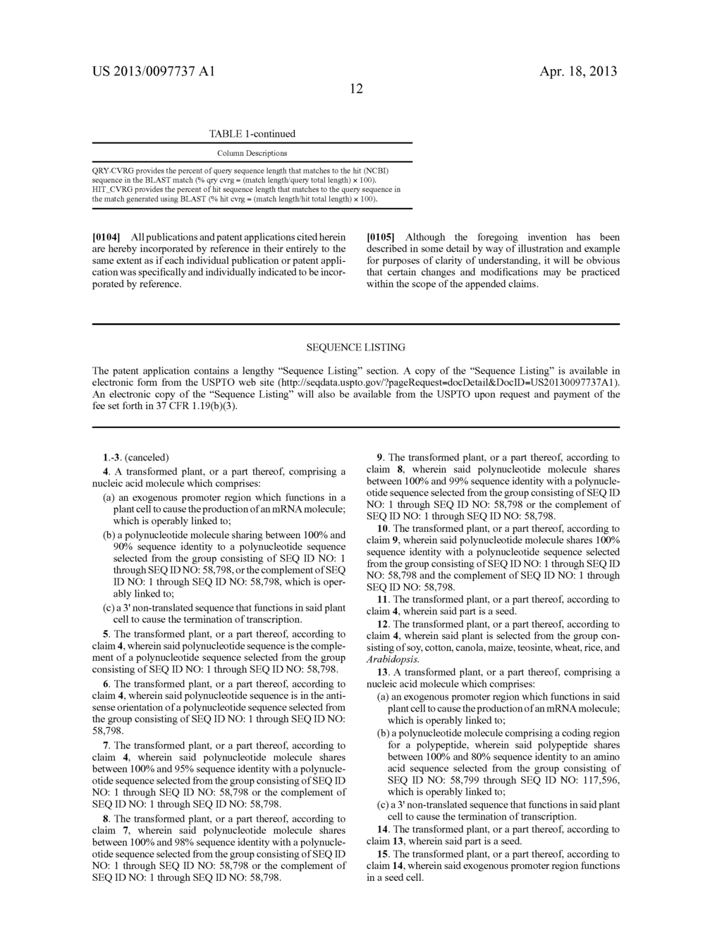 Nucleic acid molecules and other molecules associated with plants and uses     thereof for plant improvement - diagram, schematic, and image 13