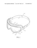 Ventilated goggles diagram and image