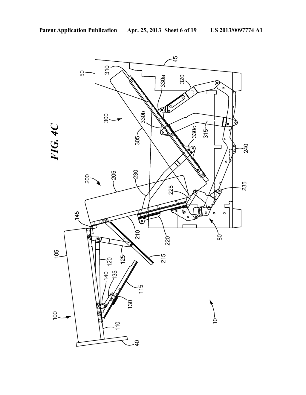 Foldable Articulated Sofa Bed - diagram, schematic, and image 07