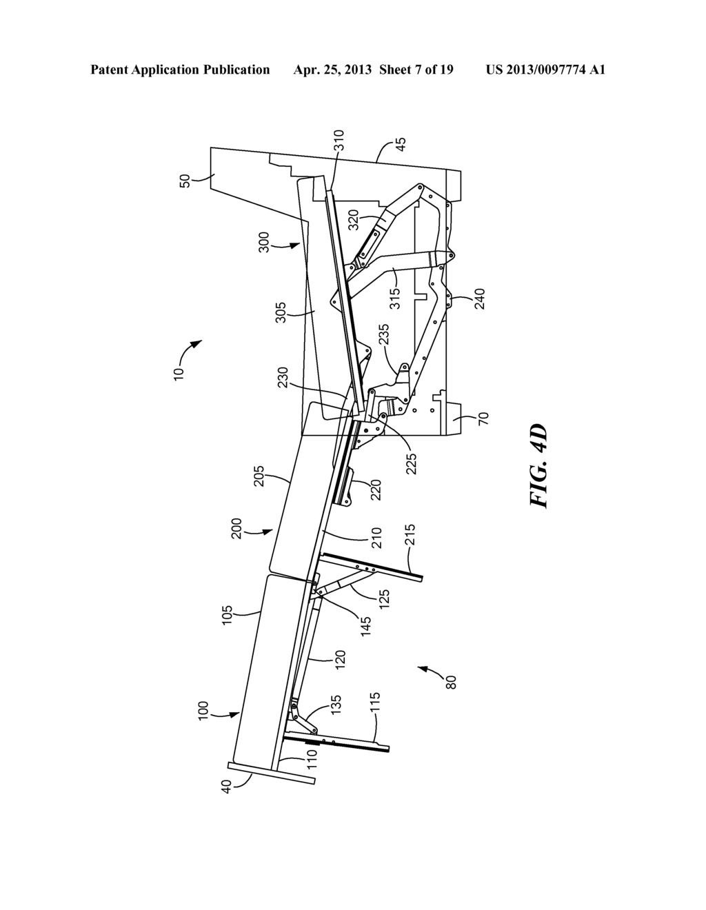 Foldable Articulated Sofa Bed - diagram, schematic, and image 08