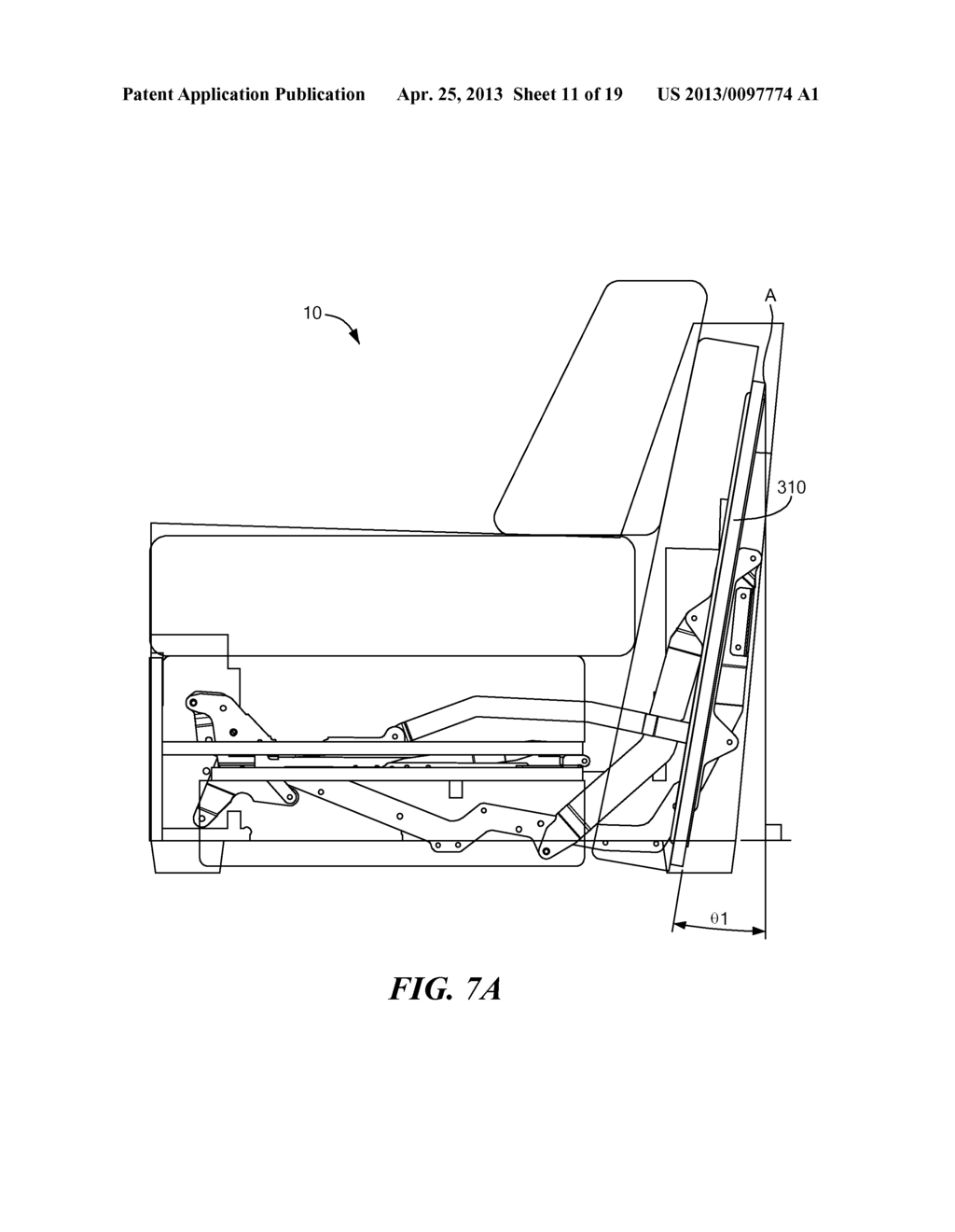 Foldable Articulated Sofa Bed - diagram, schematic, and image 12