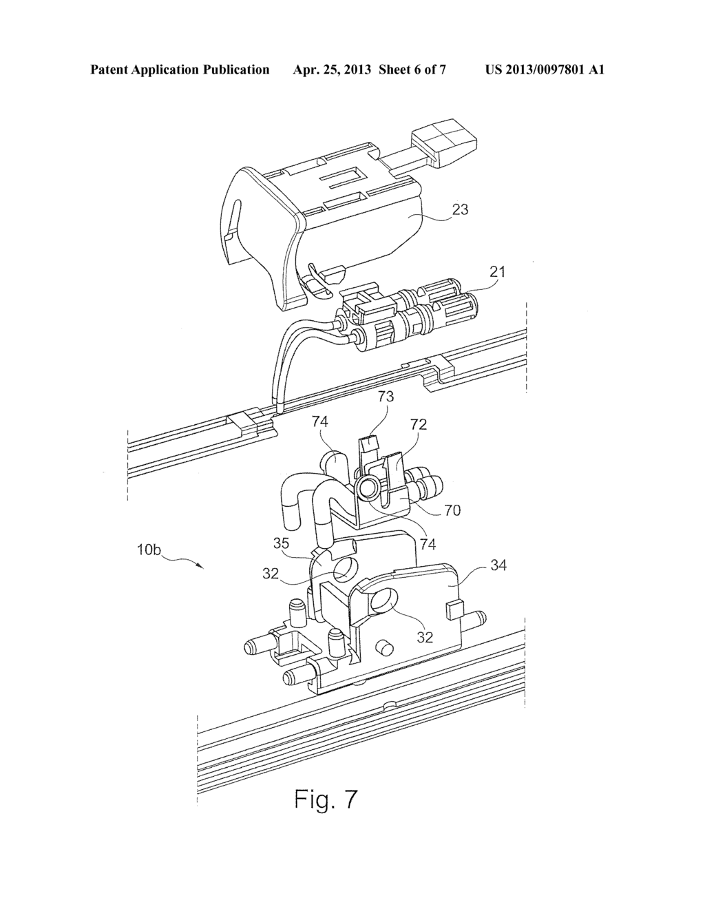 WIPER BLADE FOR CLEANING VEHICLE WINDSCREENS - diagram, schematic, and image 07