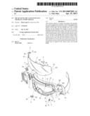 MEANS TO SECURE A LENS INTO LENS FRAME OF A SNOW GOGGLE diagram and image