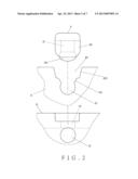 MEANS TO SECURE A LENS INTO LENS FRAME OF A SNOW GOGGLE diagram and image