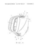 MEANS TO SECURE A LENS INTO LENS FRAME OF A SNOW GOGGLE diagram and image