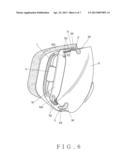 MEANS TO SECURE A LENS INTO LENS FRAME OF A SNOW GOGGLE diagram and image