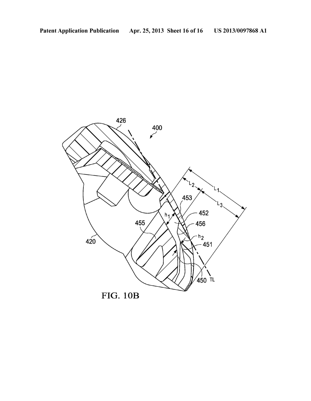 Hair Removal Cartridge with Elongated Recess Region - diagram, schematic, and image 17