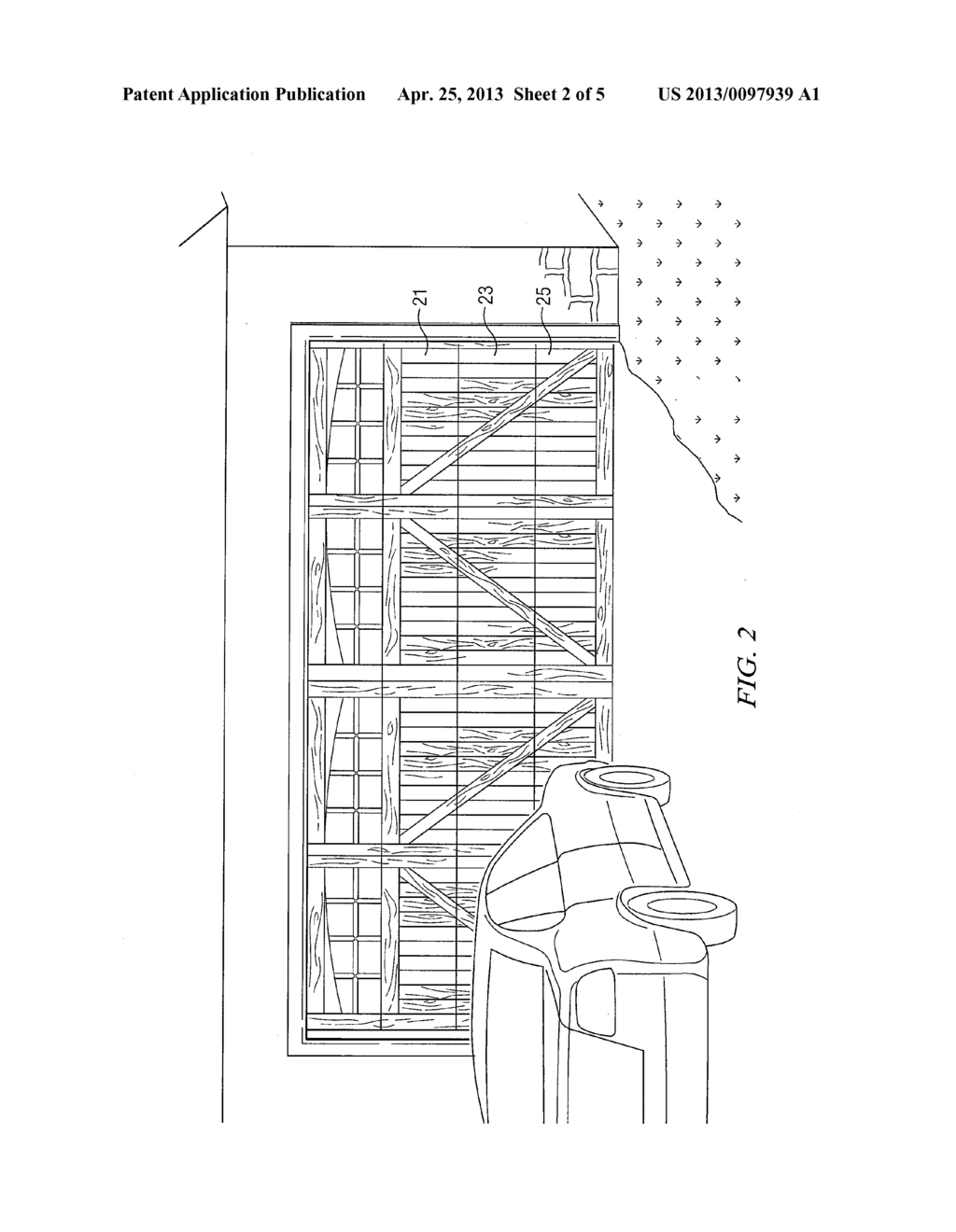 Overlay Panel System for an Overhead Garage Door and Method of     Installation - diagram, schematic, and image 03