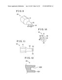 MOULDING FOR VEHICLE AND METHOD FOR ATTACHING MOULDING END CAP diagram and image