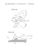 MOULDING FOR VEHICLE AND METHOD FOR ATTACHING MOULDING END CAP diagram and image