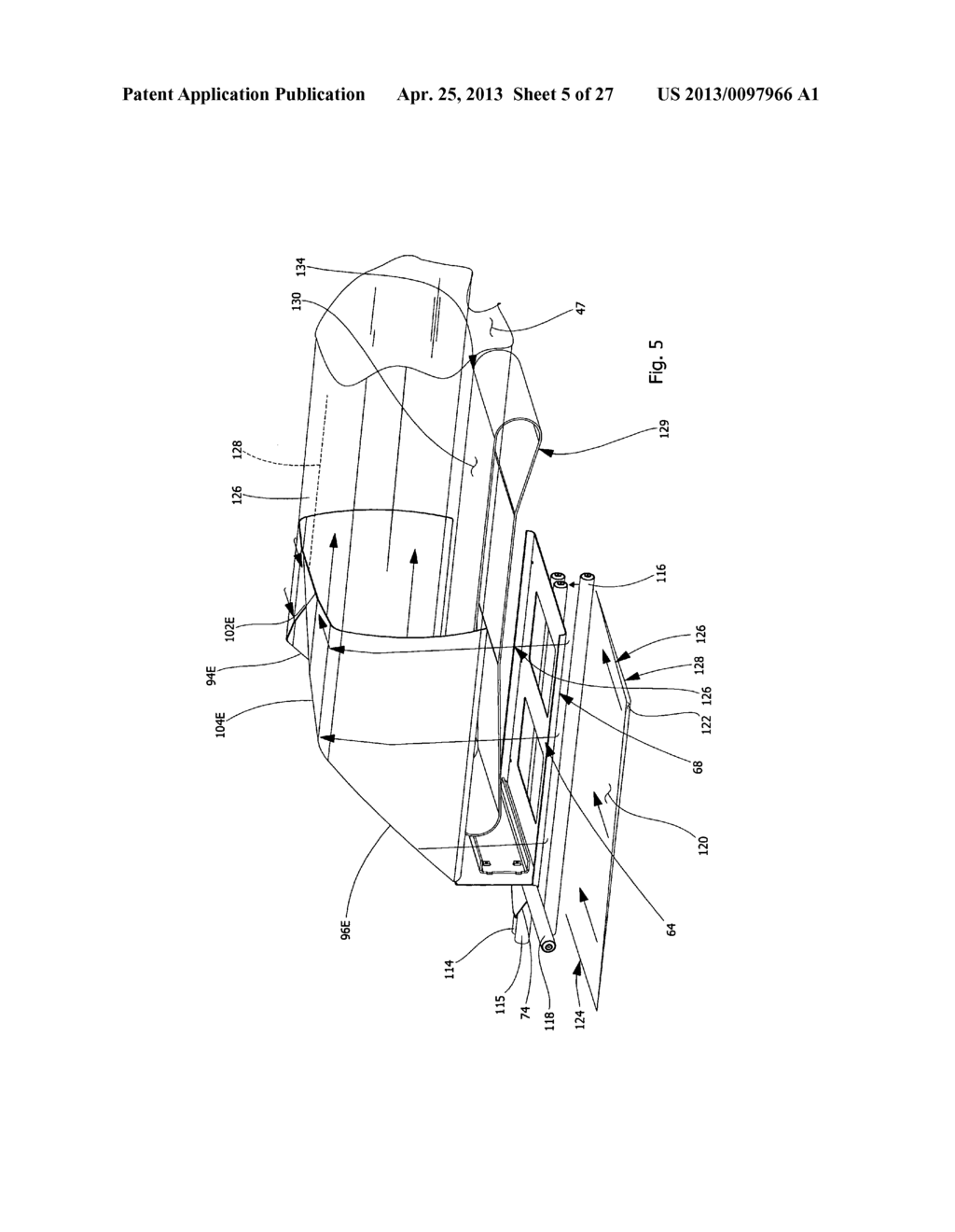 Apparatus for joining overlapped side edges of plastic film sheet formed     into elongate tube - diagram, schematic, and image 06