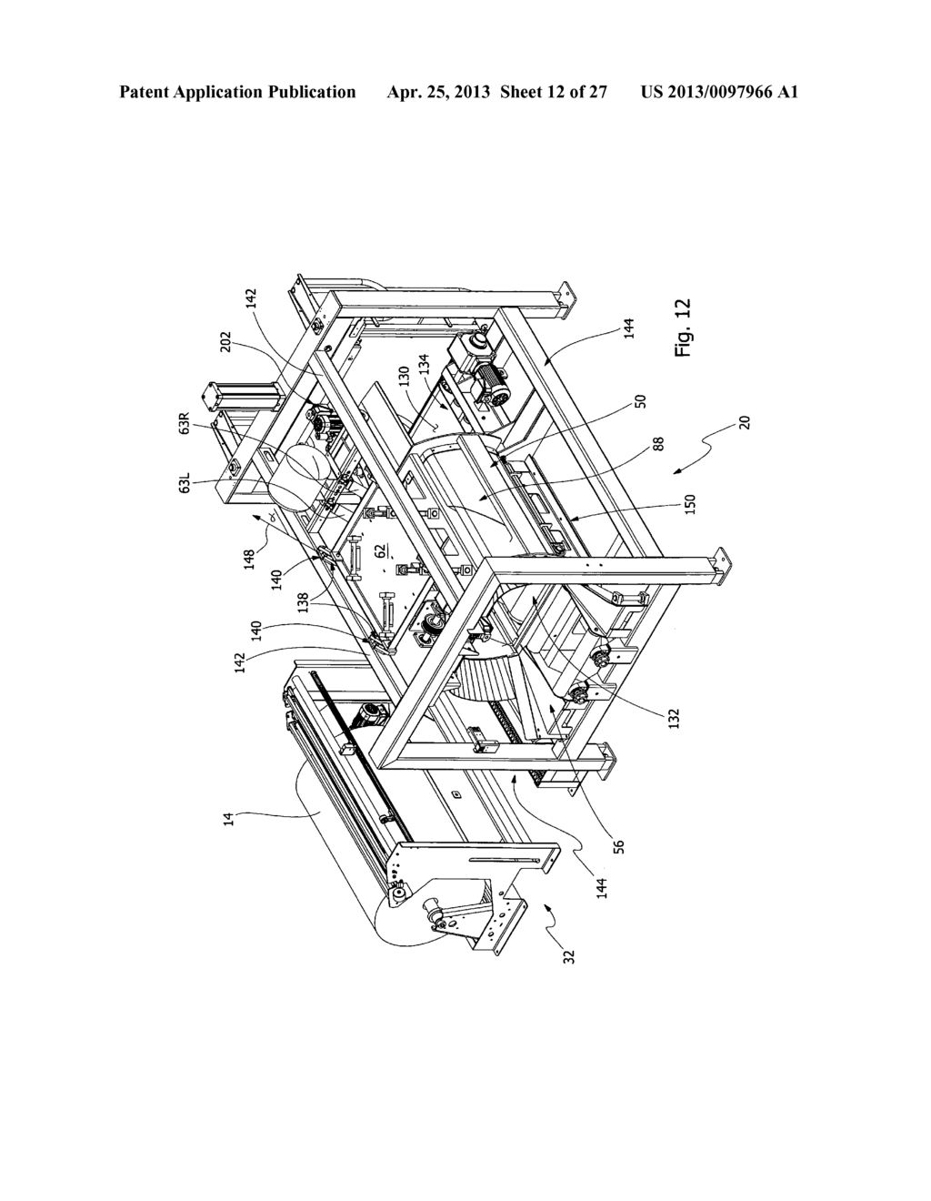 Apparatus for joining overlapped side edges of plastic film sheet formed     into elongate tube - diagram, schematic, and image 13