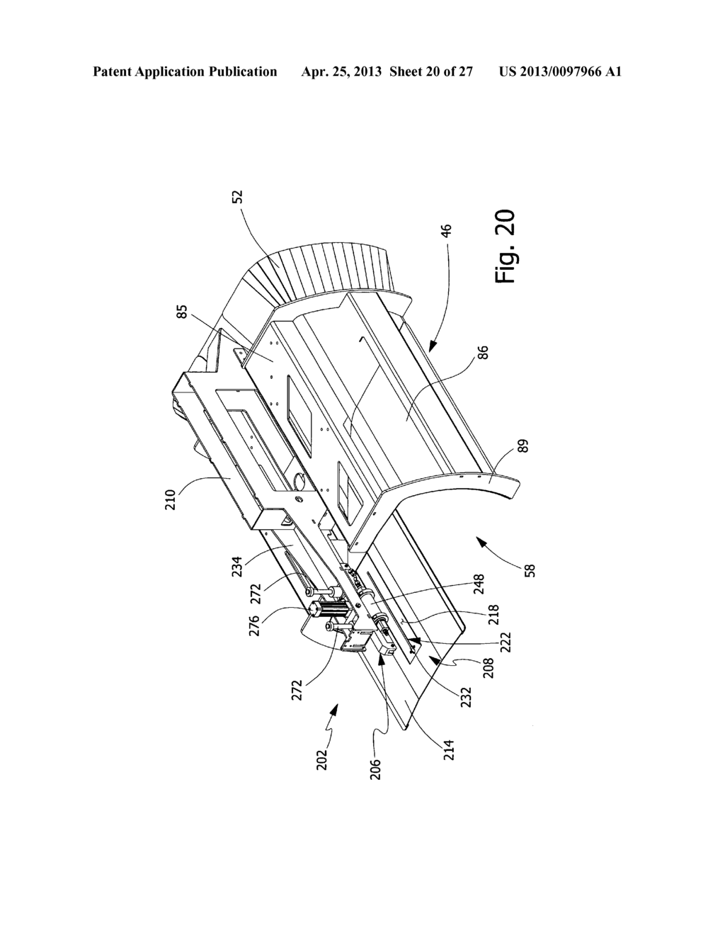 Apparatus for joining overlapped side edges of plastic film sheet formed     into elongate tube - diagram, schematic, and image 21