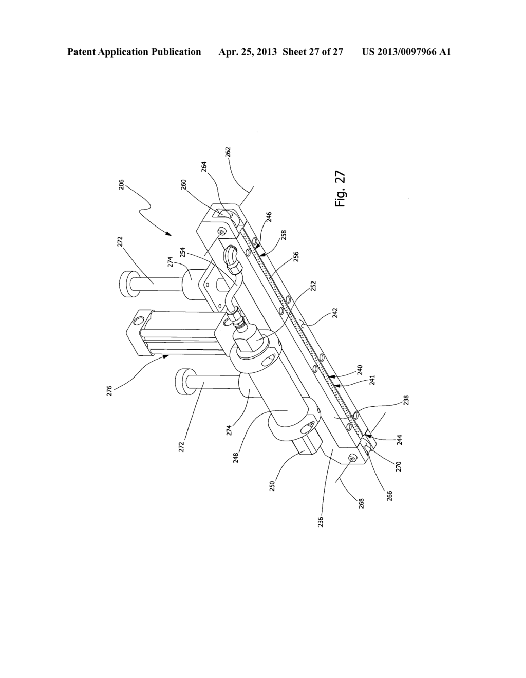 Apparatus for joining overlapped side edges of plastic film sheet formed     into elongate tube - diagram, schematic, and image 28