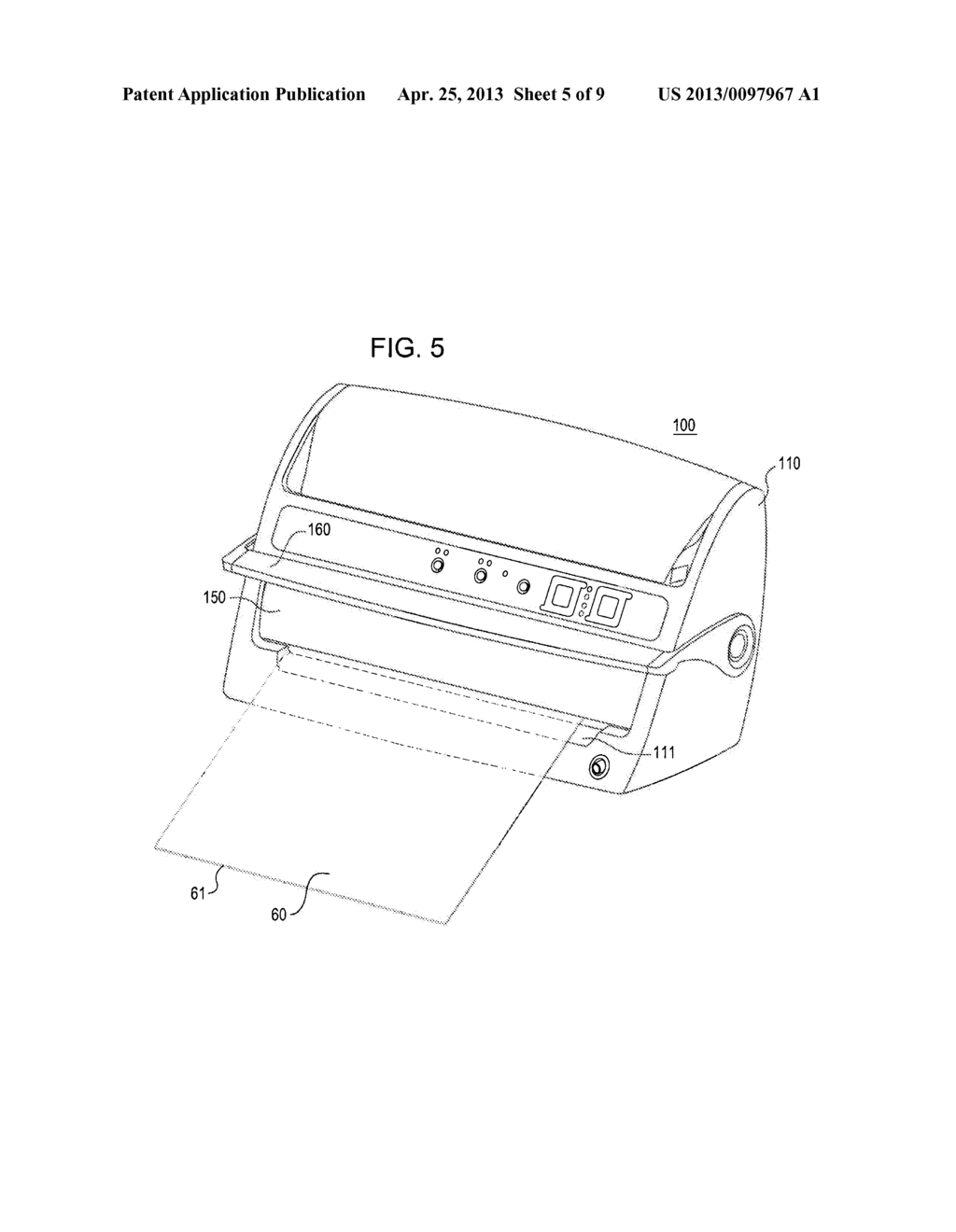 Vacuum Packaging Appliance with Roll Storage - diagram, schematic, and image 06