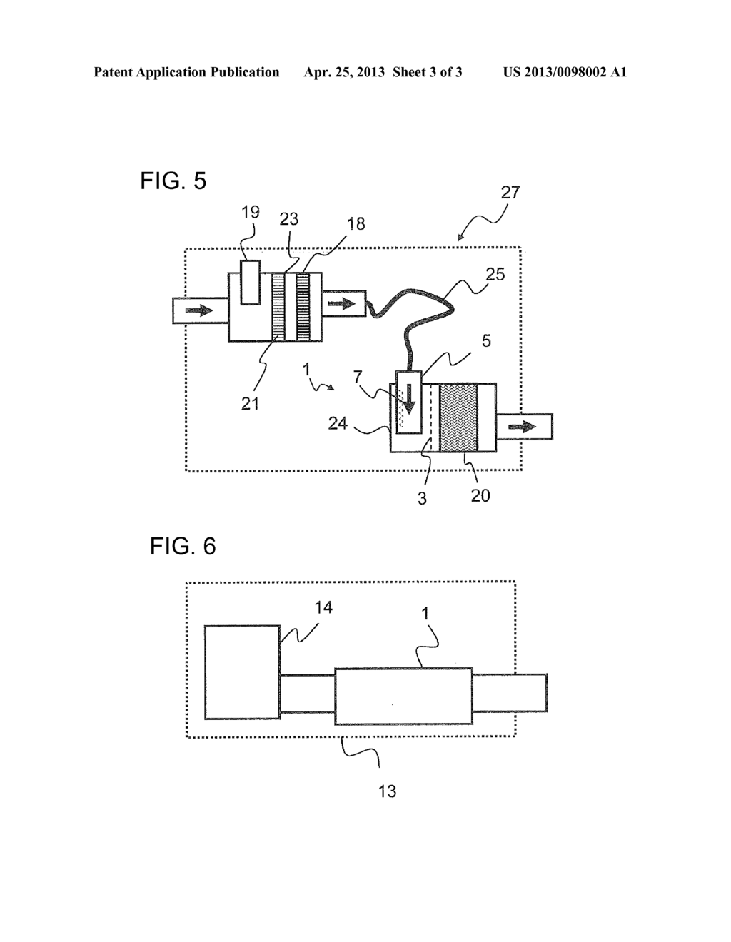 EXHAUST GAS TREATMENT DEVICE, METHOD FOR PRODUCING A TUBE FOR AN EXHAUST     GAS TREATMENT DEVICE AND WATERCRAFT HAVING AN EXHAUST GAS TREATMENT     DEVICE - diagram, schematic, and image 04