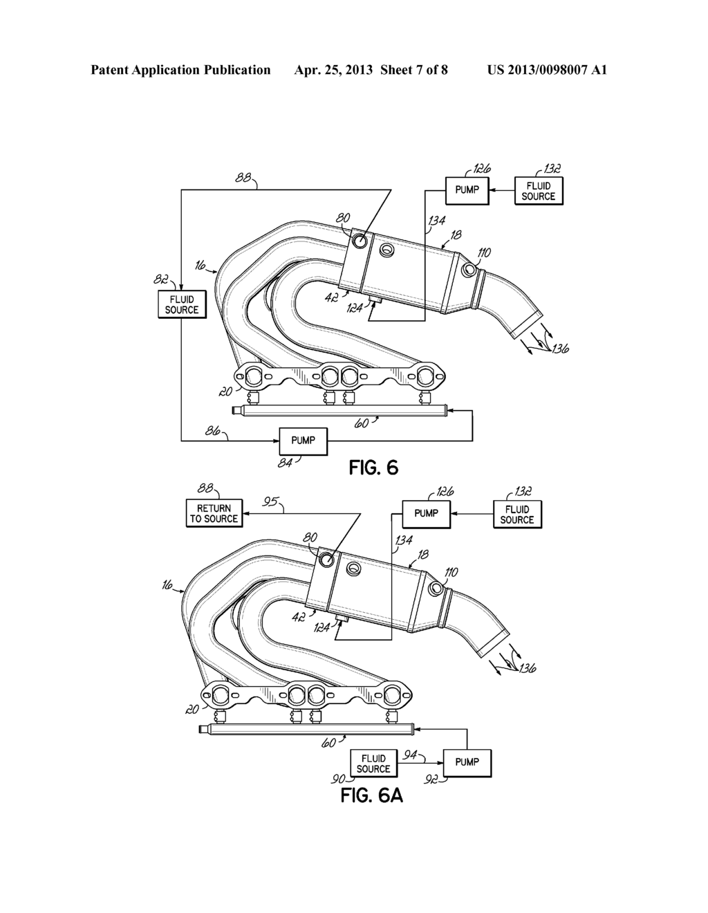 Combination Liquid-Cooled Exhaust Manifold Assembly and Catalytic     Converter Assembly For A Marine Engine - diagram, schematic, and image 08