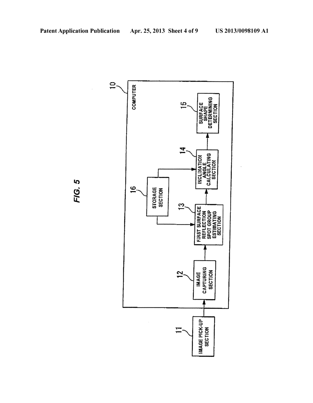 SHAPE MEASURING DEVICE, SHAPE MEASURING METHOD, AND GLASS PLATE     MANUFACTURING METHOD - diagram, schematic, and image 05