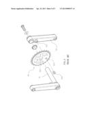 Crank Assembly for Acrobatic Bicycle diagram and image