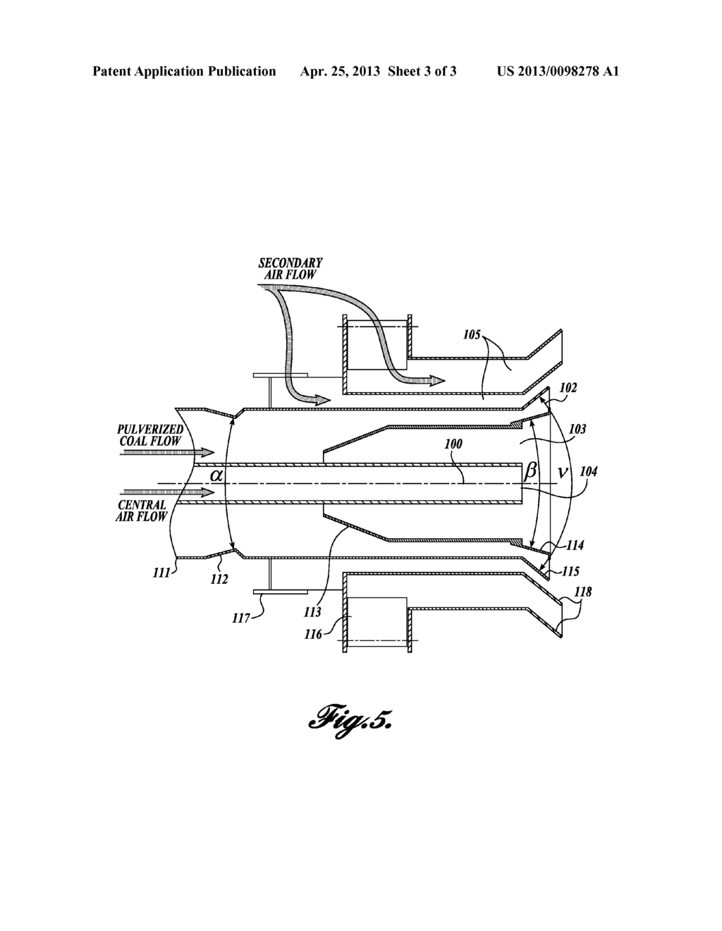 PULVERIZED COAL BURNER AND PULVERIZED COAL BOILER HAVING IT - diagram, schematic, and image 04