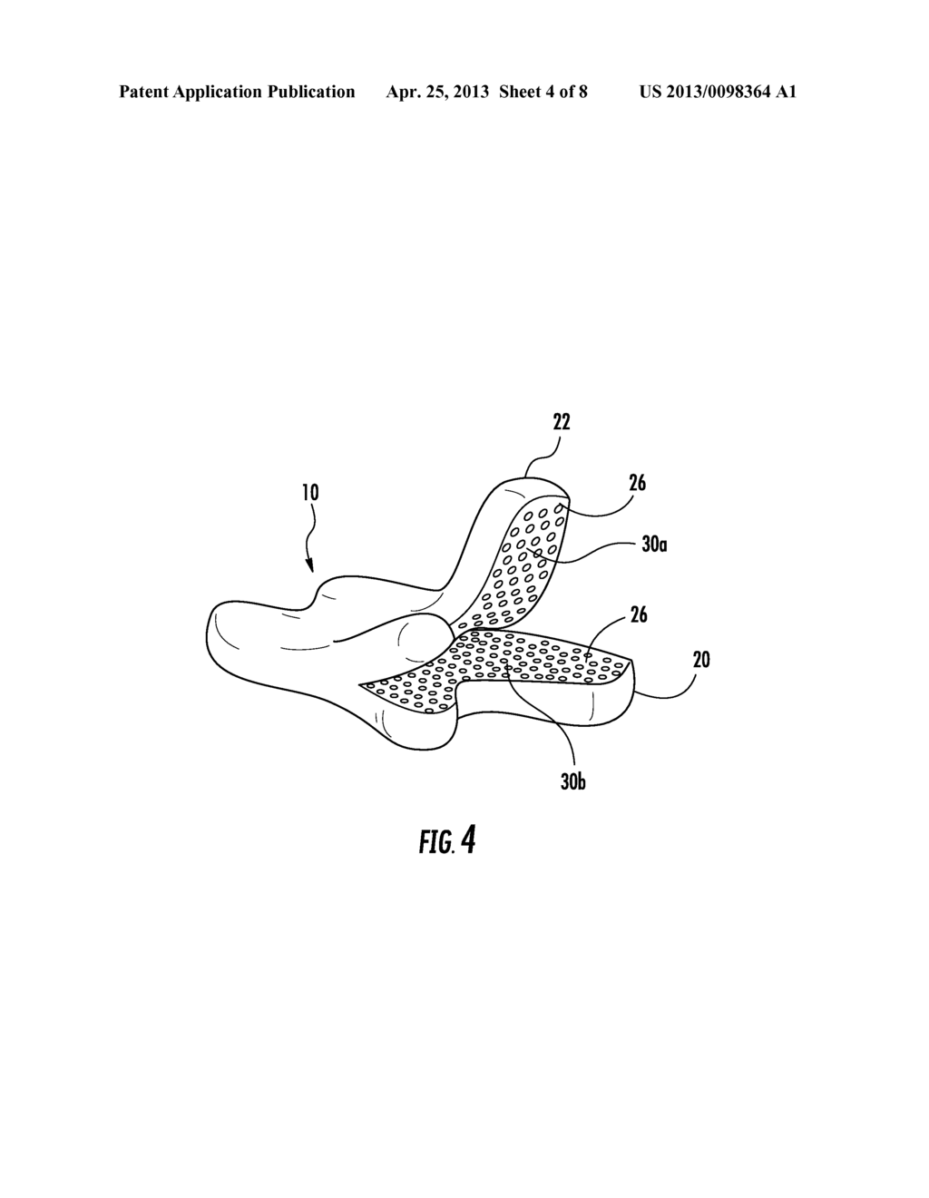 PILLOW FOR USE WITH ASSISTED BREATHING MASKS - diagram, schematic, and image 05