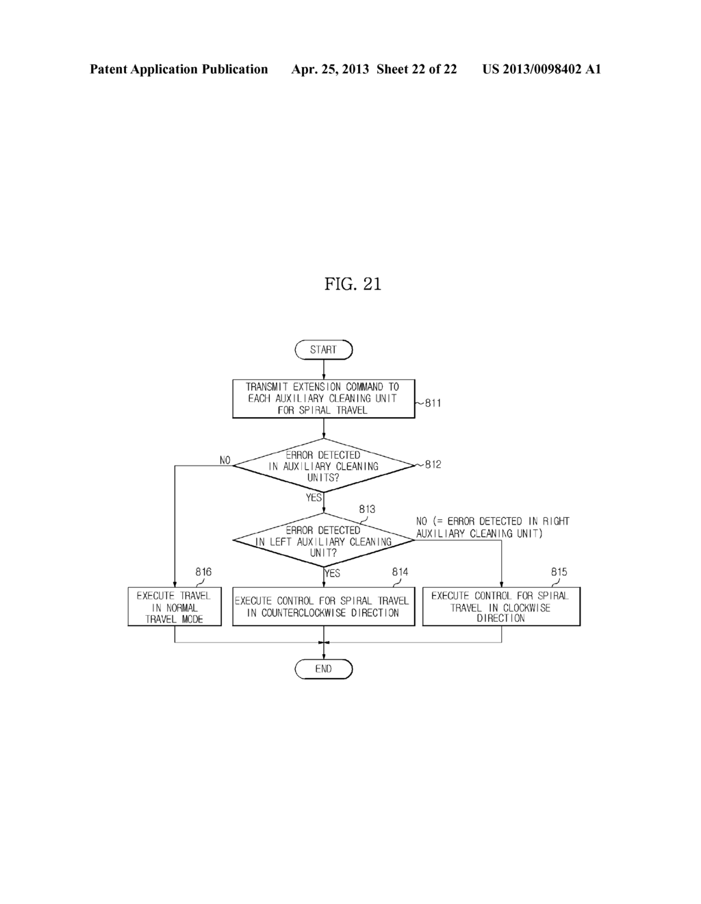 ROBOT CLEANER AND CONTROL METHOD FOR THE SAME - diagram, schematic, and image 23