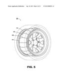 TIRE AND WHEEL NOISE REDUCING DEVICE AND SYSTEM diagram and image