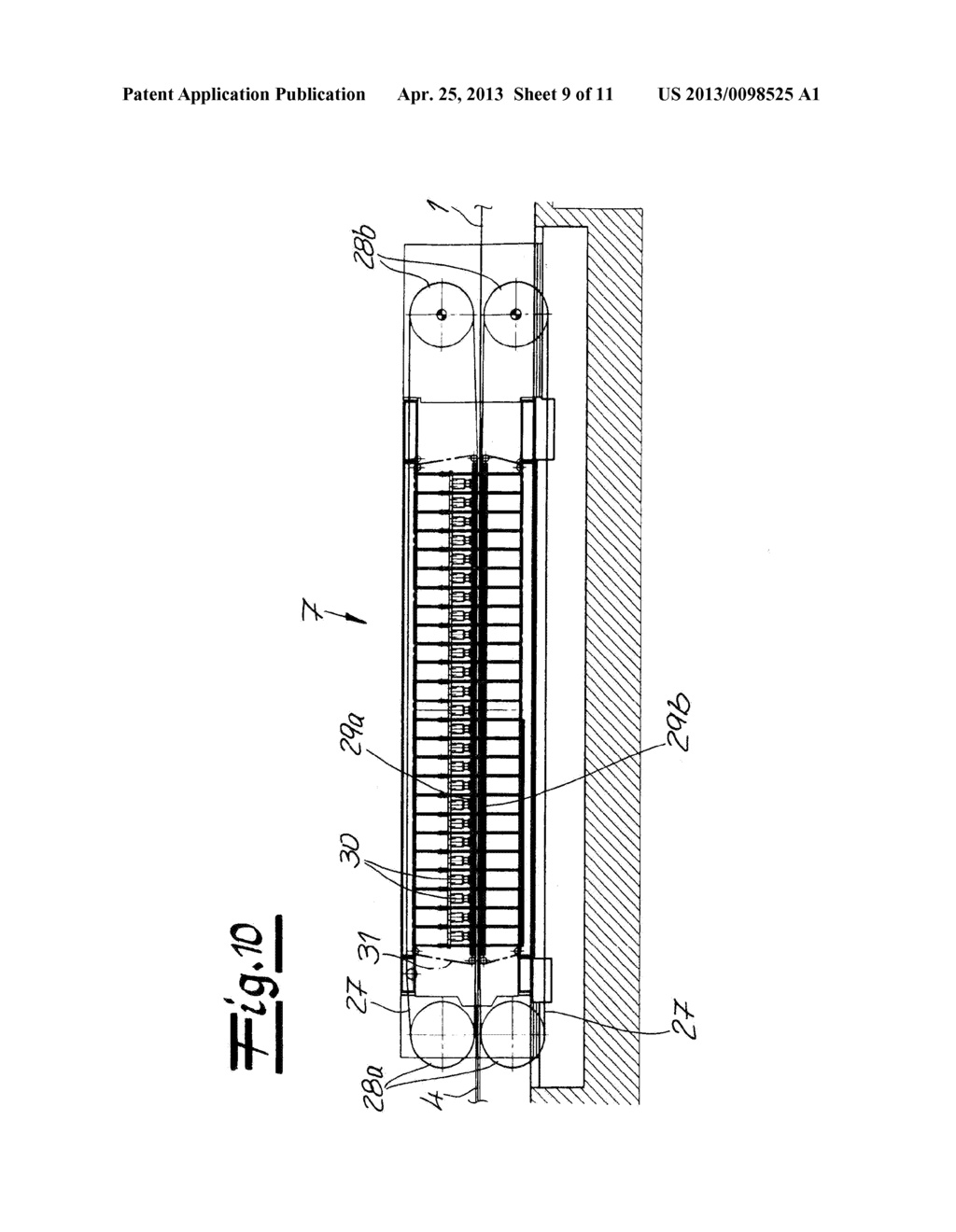 SYSTEM AND METHOD FOR PRODUCING CONVEYOR BELTS HAVING A WIRE ROPE CORE - diagram, schematic, and image 10