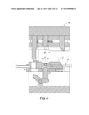 HEAT CONDUCTING STRUCTURE WITH COPLANAR HEATED PORTION, MANUFACTURING     METHOD THEREOF, AND HEAT SINK THEREWITH diagram and image