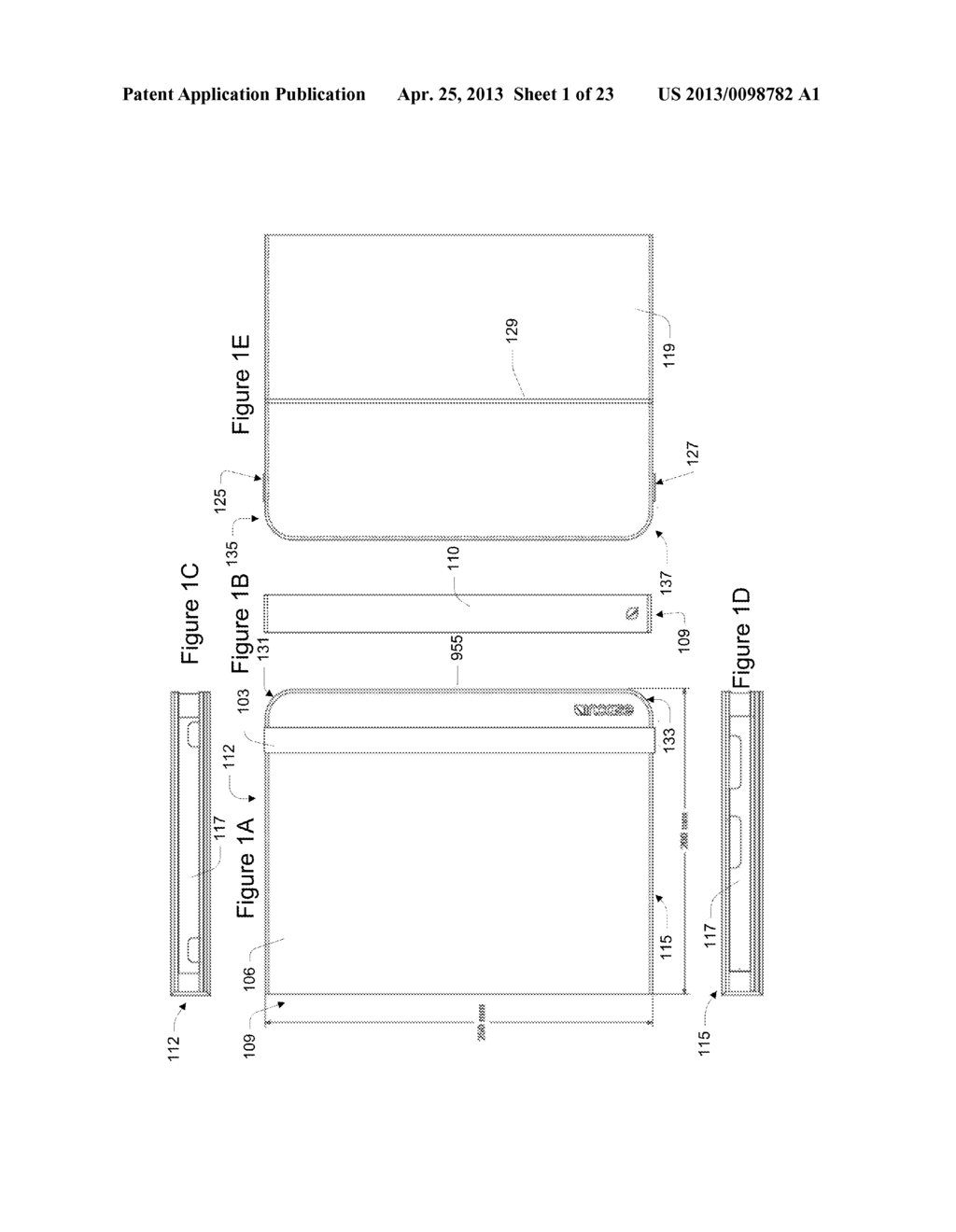 Protective Cover for Electronic Tablet with Adjustable Viewing Stand - diagram, schematic, and image 02