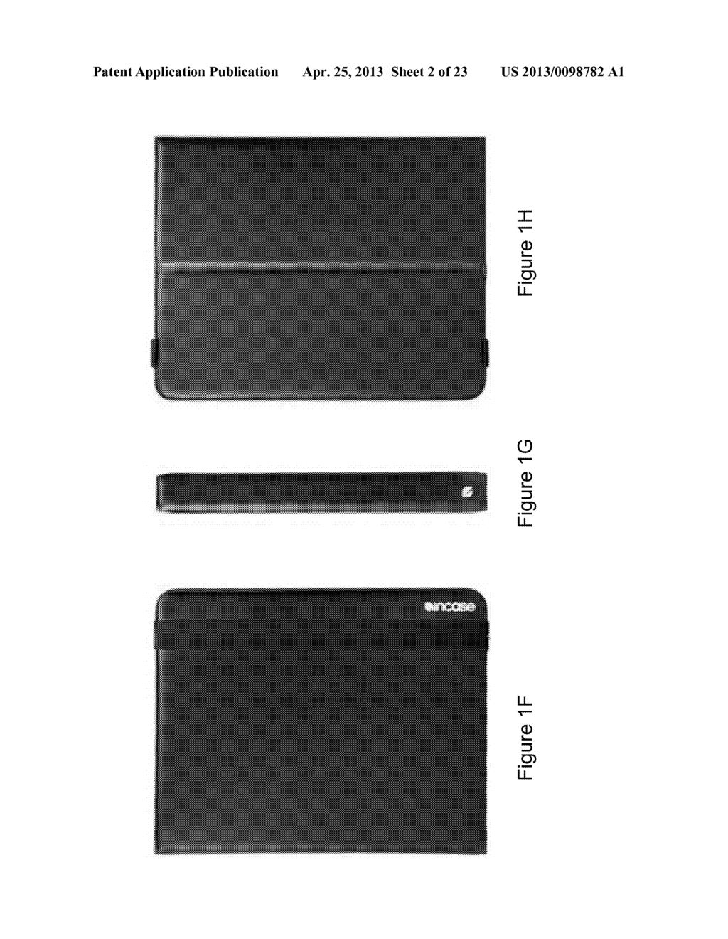 Protective Cover for Electronic Tablet with Adjustable Viewing Stand - diagram, schematic, and image 03