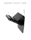 Protective Cover for Electronic Tablet with Adjustable Viewing Stand diagram and image