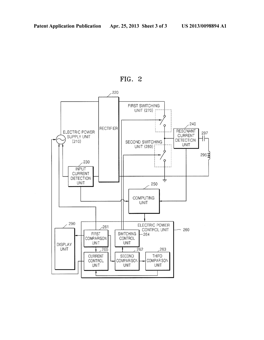 METHOD AND APPARATUS TO CONTROL ELECTRIC POWER OF COIL WHICH PERFORMS     INDUCTION HEATING IN IMAGING APPARATUS - diagram, schematic, and image 04