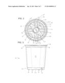 CONTAINER WITH ALIGNMENT FEATURE AND CARRY TRAY TRANSPORT SYSTEM THEREFORE diagram and image