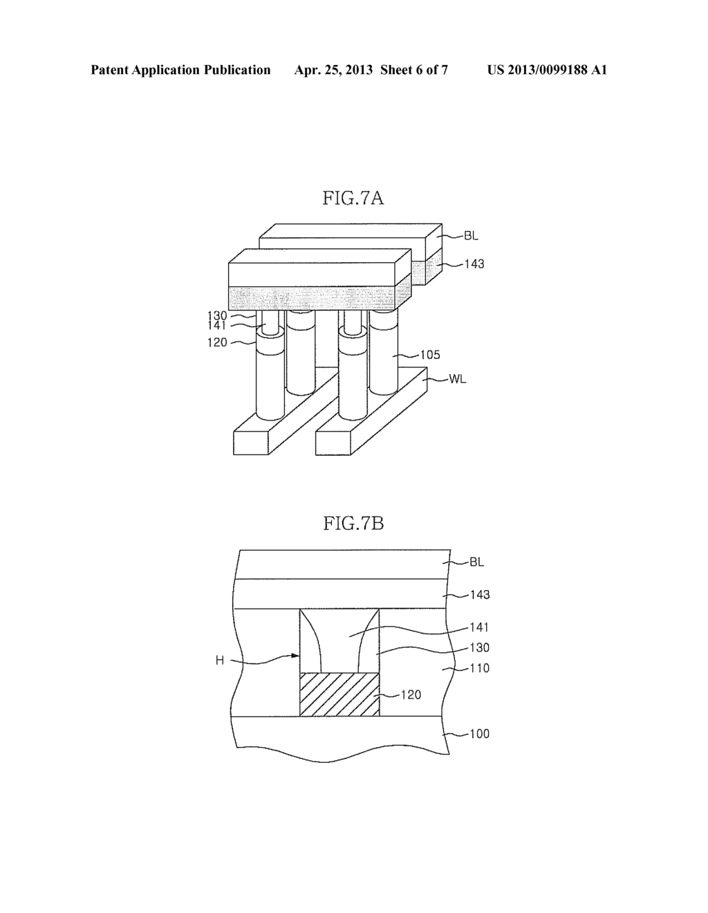 PHASE-CHANGE MEMORY DEVICE HAVING MULTI-LEVEL CELL AND A METHOD OF     MANUFACTURING THE SAME - diagram, schematic, and image 07