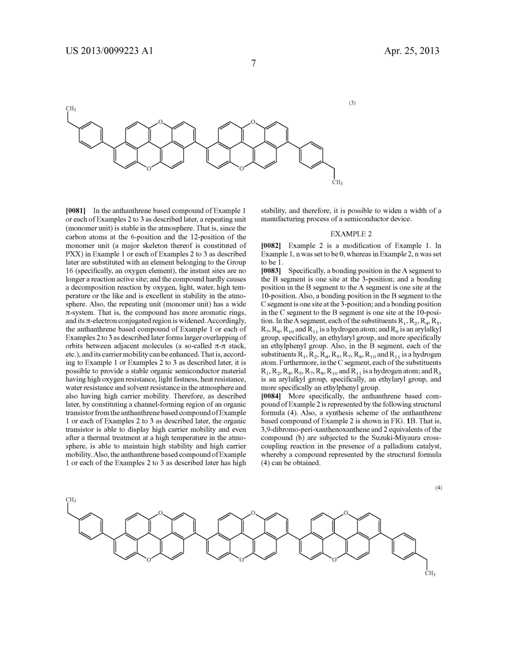 ANTHANTHRENE BASED COMPOUND AND SEMICONDUCTOR DEVICE - diagram, schematic, and image 12